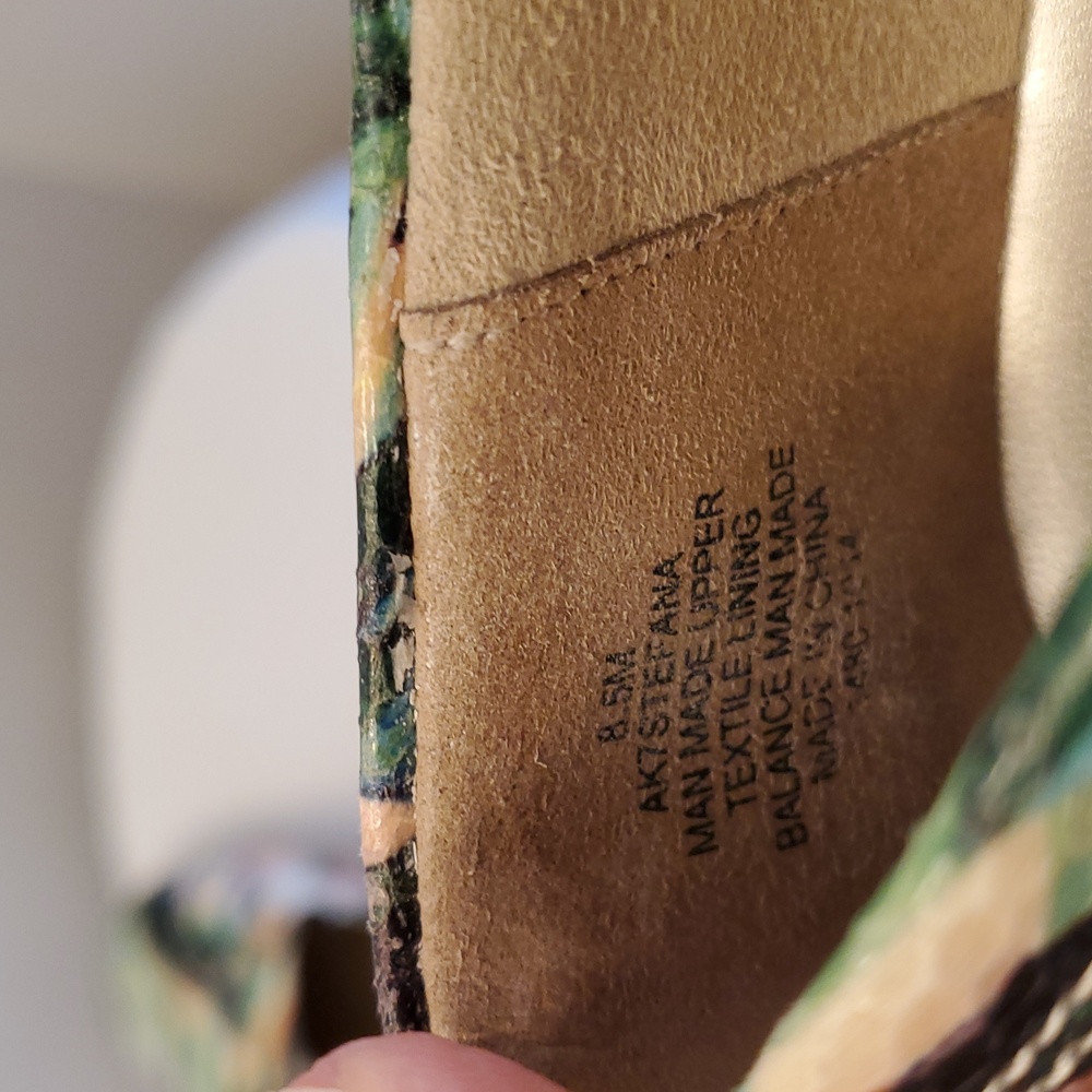 Anne Klein Iflex Stefana Tropical Hawaiian Print Jute Loafers Flats, Size 8.5 M - Picture 8 of 11